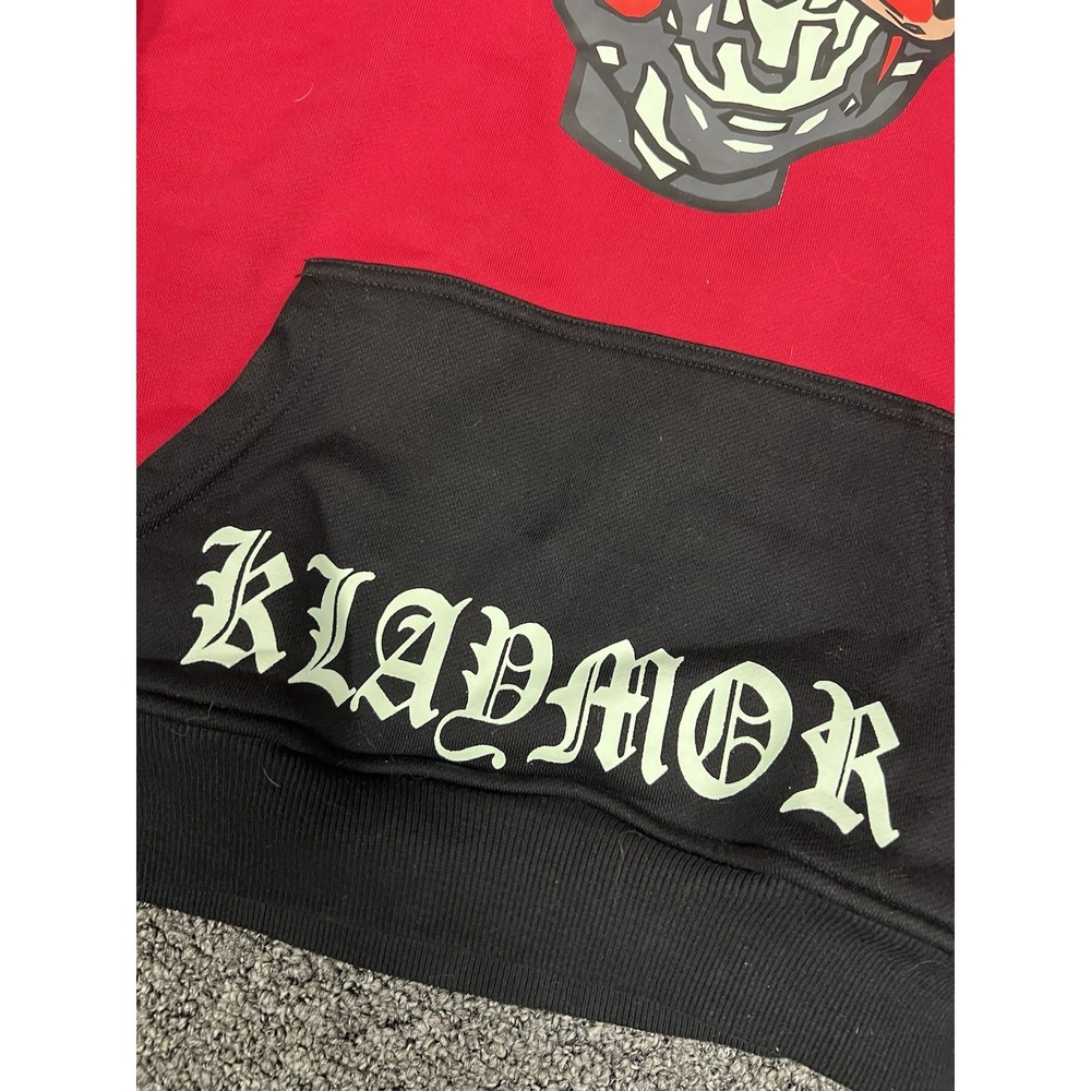 Klaymore Hoodie Heavy Metal Rock Hardcore Band Punk Pittsburgh Medium Red Hoodie - Picture 4 of 8